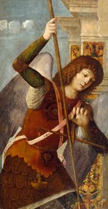 Painel de Tríptico com o Arcanjo Miguel, 1490-1500