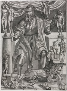 Retrato de Baccio Bandinelli com Leão