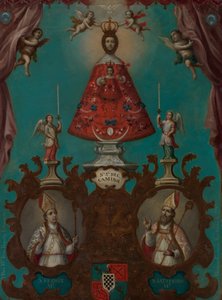 A Virgem de El Camino com St. Fermín e St. Saturnino, 1773.