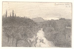 paisagem italiana de Niels Jakob Jakobsen Bjerre