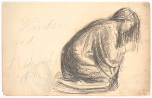 Maria ajoelhada de Niels Larsen Stevns