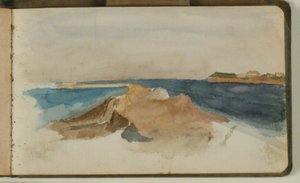 Vista do Øresund, pelos fortes de Niels Larsen Stevns