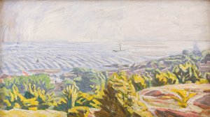 Vista de Bokul, Gudhjem de Niels Larsen Stevns