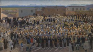 A dança das mulheres em Megara de Niels Skovgaard