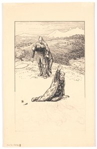 Morte do Arcebispo Turpin de Niels Skovgaard
