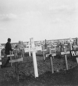 Cemitério de guerra britânico, Gouzeaucourt, França, Primeira Guerra Mundial, c1917-c1918.