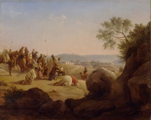Peregrinos antes de Jerusalém, 1831