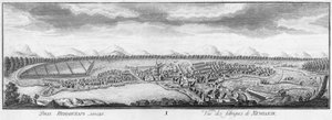 Vista de Nevyansk Ironworks, 1769. de Nikita Fyodorovich Chelnakov