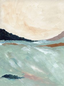 Paisagem Costeira Abstrata de Nikita Jariwala