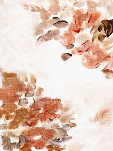 Flores abstratas com tons terrosos de Nikita Jariwala