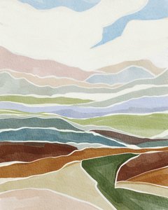 Tons de paisagem em camadas