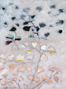 Motivos botânicos abstratos em tons suaves de Nikita Jariwala