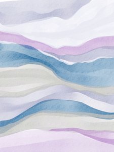 Abstrato sereno em aguarela de Nikita Jariwala