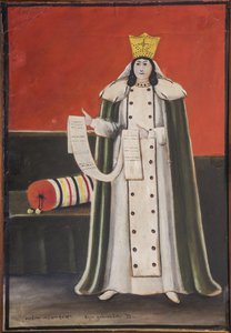 Reine Tamar (Thamar) de Georgie (1160-1213) - Rainha Tamar par Pirosmani (Pirosmanashvili), Niko (1862-1918). Óleo sobre papelão, tamanho : 90x70