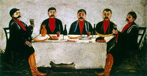 Festa dos quatro príncipes de Niko Pirosmani