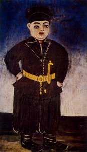 Jovem circassiano de Niko Pirosmani