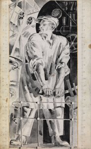 O Maquinista, década de 1920 de Nikolai Adrianovich Tyrsa