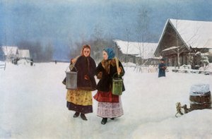 paisagem de Nikolai Alekseevich Kasatkin