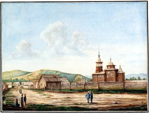 Igreja em Chita, 1829-1839 de Nikolai Alexandrovich Bestuzhev