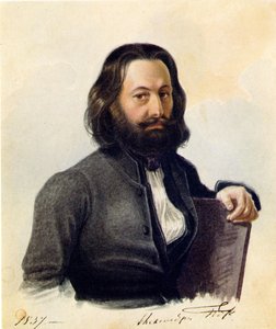 Retrato de Decembrist Alexander V. Podzhio 1798-1873, 1837