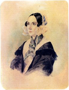 Retrato da baronesa decembrista Anna von Rosen 1797-1883, 1832