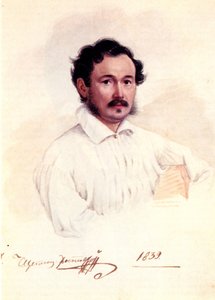 Retrato do duque decembrista Dmitry Shchepin-Rostovsky 1798-1858, 1839 de Nikolai Alexandrovich Bestuzhev