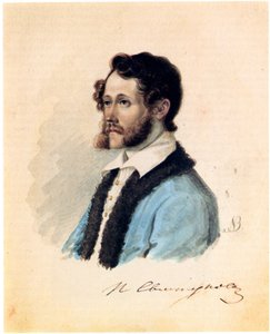 Retrato de Dezembrista Pyotr Svistunov 1803-1889, 1836 de Nikolai Alexandrovich Bestuzhev