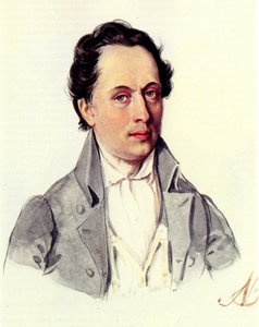 Retrato de Leopold Niemirowski 1810-1883, 1843 de Nikolai Alexandrovich Bestuzhev