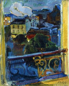 Paris, Montparnasse à noite, c.1905 (óleo sobre tela)