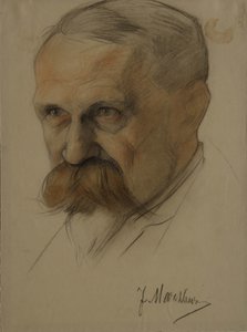 Retrato de Julian Marchlewski 1866-1925, início da década de 1920