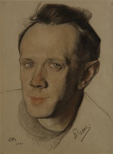 Retrato de Mikhail Aleksandrovich Chekhov 1891-1955, 1921