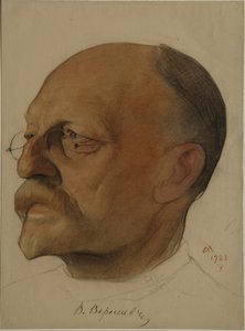 Retrato de Vikenty Vikentyevich Veresaev 1867-1945, 1923
