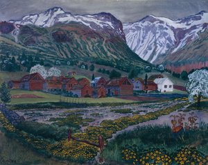 Noite de Ranúnculo de Nikolai Astrup