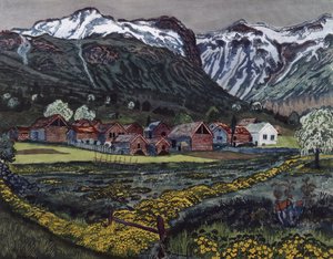 Noite de Ranúnculo de Nikolai Astrup