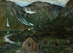 Pasto ao luar de Nikolai Astrup