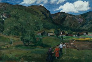 Crianças a brincar de Nikolai Astrup