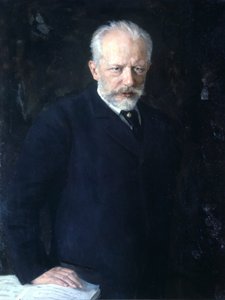 Tchaikovsky, pintura de Kulnetsov de Nikolai Dmitrievich Kuznetsov