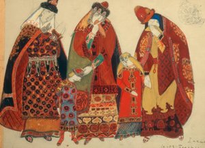 Borodin, Prince Igor - Figurinhas Roerich de Nikolai Konstantinowitsch Roerich