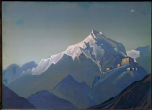Tibete. Um mosteiro de Nikolai Konstantinowitsch Roerich