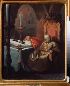 Ivan, o Terrível, e o seu filho Ivan na sexta-feira, 16 de Novembro de Nikolai Semenovich Shustov