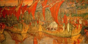 A viagem de Vladimir a Korsun de Nikolai Konstantinowitsch Roerich