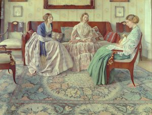 Três senhoras, 1916 de Nikolay Filippovich Petrov