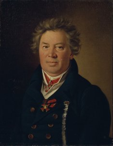 Retrato do arquiteto Fyodor Kirillovich Sokolov 1752-1824, 1819