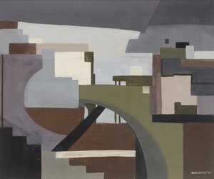 Cityscape Precisionista de Niles Spencer