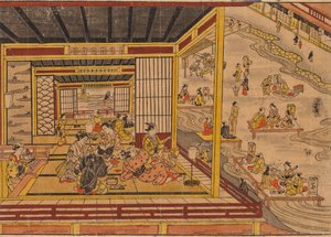 Casa de chá ao lado do rio Kamo em Kyoto