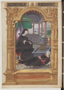 Luísa de Saboia segurando um leme, símbolo da regência. Frontispício de Gestes de Blanche de Castille por Etienne Leblanc.