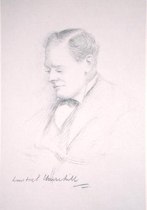 Retrato de Winston Churchill