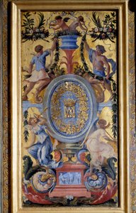 Painel decorativo do gabinete da Marechala de La Meilleraye realizado por Noel Quillerier (1594-1669) de Noel Quillerier