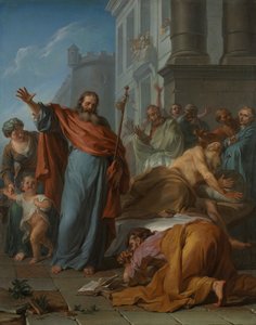 Os Milagres de São Tiago Maior, 1726. de Noël Nicolas Coypel