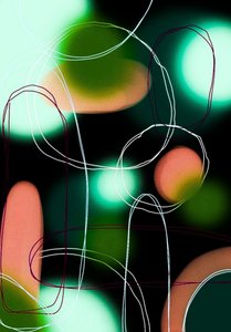 Pintura Abstracta No.01 de Nomi Morina